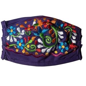 Embroidered Face Mask New